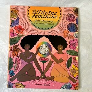 The Divine Feminine Self-Discover Coloring Journal Book Teens and Adults NEW